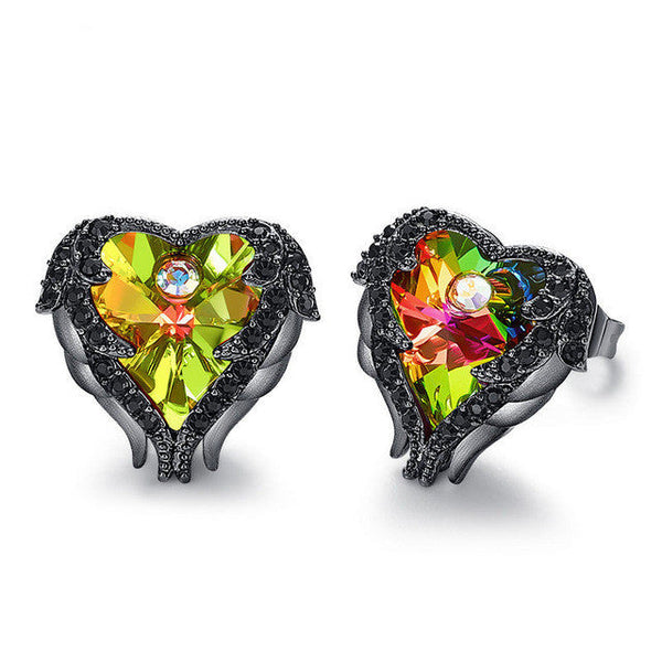 Ocean Heart Earrings