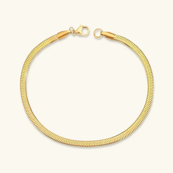 Majestic Vida Gold Herringbone Bracelet