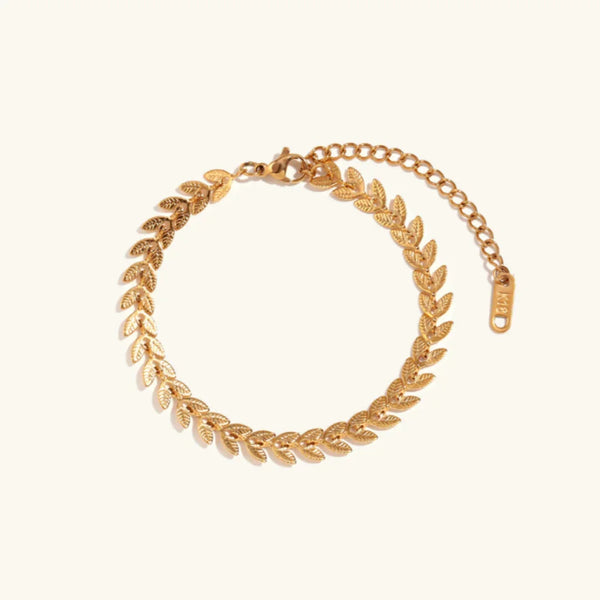 Leaf Gold Premium Anklet